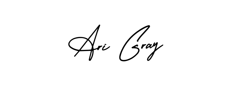 Make a beautiful signature design for name Ari Gray. With this signature (AmerikaSignatureDemo-Regular) style, you can create a handwritten signature for free. Ari Gray signature style 3 images and pictures png