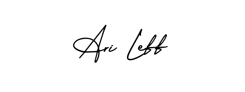 How to Draw Ari Leff signature style? AmerikaSignatureDemo-Regular is a latest design signature styles for name Ari Leff. Ari Leff signature style 3 images and pictures png