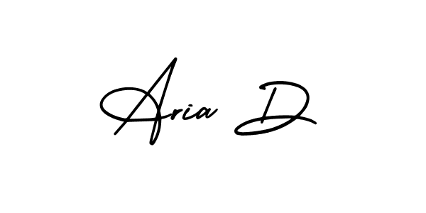 How to make Aria D signature? AmerikaSignatureDemo-Regular is a professional autograph style. Create handwritten signature for Aria D name. Aria D signature style 3 images and pictures png