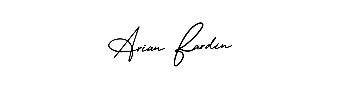 Also You can easily find your signature by using the search form. We will create Arian Fardin name handwritten signature images for you free of cost using AmerikaSignatureDemo-Regular sign style. Arian Fardin signature style 3 images and pictures png