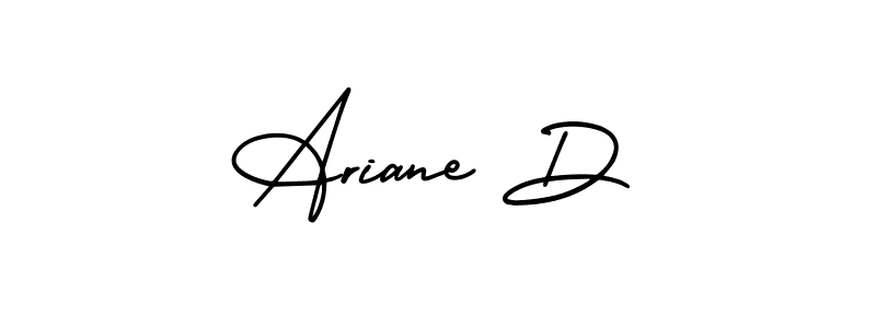 See photos of Ariane D official signature by Spectra . Check more albums & portfolios. Read reviews & check more about AmerikaSignatureDemo-Regular font. Ariane D signature style 3 images and pictures png