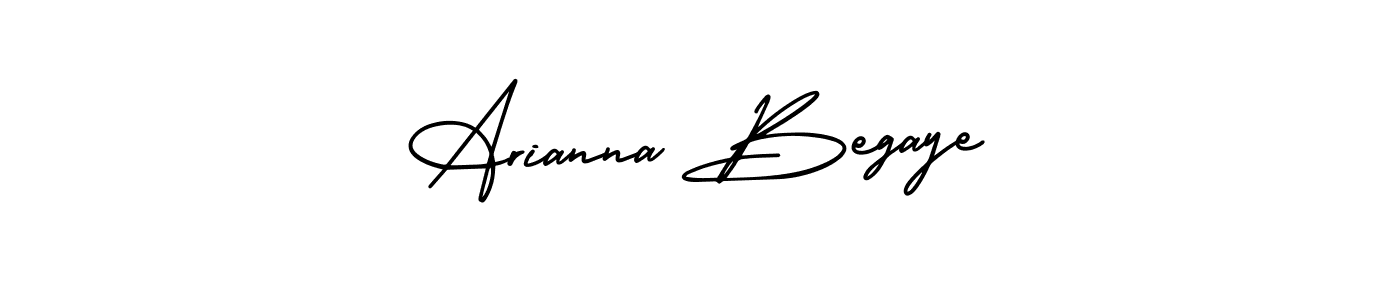 Make a beautiful signature design for name Arianna Begaye. Use this online signature maker to create a handwritten signature for free. Arianna Begaye signature style 3 images and pictures png