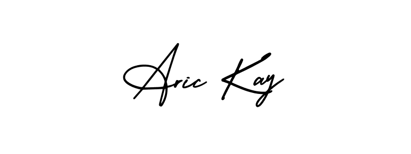 Use a signature maker to create a handwritten signature online. With this signature software, you can design (AmerikaSignatureDemo-Regular) your own signature for name Aric Kay. Aric Kay signature style 3 images and pictures png