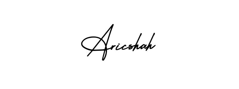 Also we have Aricshah name is the best signature style. Create professional handwritten signature collection using AmerikaSignatureDemo-Regular autograph style. Aricshah signature style 3 images and pictures png