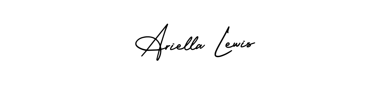 This is the best signature style for the Ariella Lewis name. Also you like these signature font (AmerikaSignatureDemo-Regular). Mix name signature. Ariella Lewis signature style 3 images and pictures png