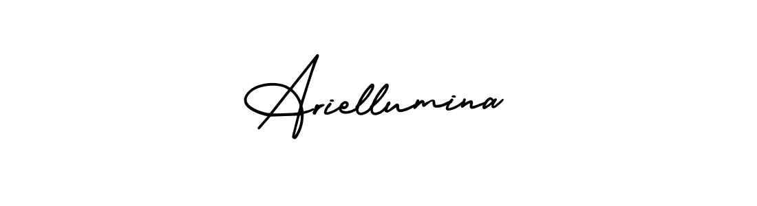 Design your own signature with our free online signature maker. With this signature software, you can create a handwritten (AmerikaSignatureDemo-Regular) signature for name Ariellumina. Ariellumina signature style 3 images and pictures png