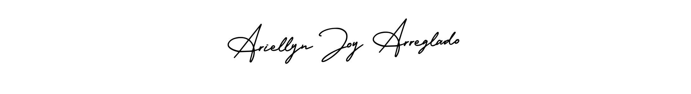 AmerikaSignatureDemo-Regular is a professional signature style that is perfect for those who want to add a touch of class to their signature. It is also a great choice for those who want to make their signature more unique. Get Ariellyn Joy Arreglado name to fancy signature for free. Ariellyn Joy Arreglado signature style 3 images and pictures png