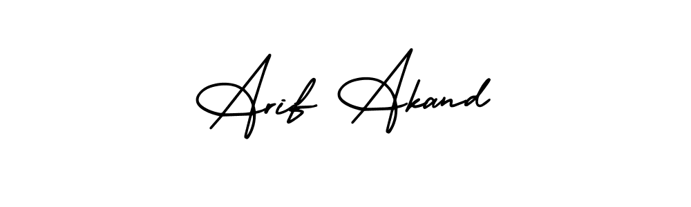 Best and Professional Signature Style for Arif Akand. AmerikaSignatureDemo-Regular Best Signature Style Collection. Arif Akand signature style 3 images and pictures png