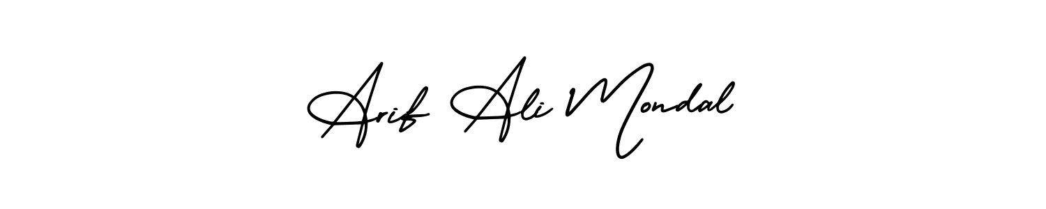 You can use this online signature creator to create a handwritten signature for the name Arif Ali Mondal. This is the best online autograph maker. Arif Ali Mondal signature style 3 images and pictures png