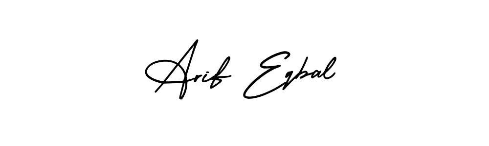 Create a beautiful signature design for name Arif Eqbal. With this signature (AmerikaSignatureDemo-Regular) fonts, you can make a handwritten signature for free. Arif Eqbal signature style 3 images and pictures png