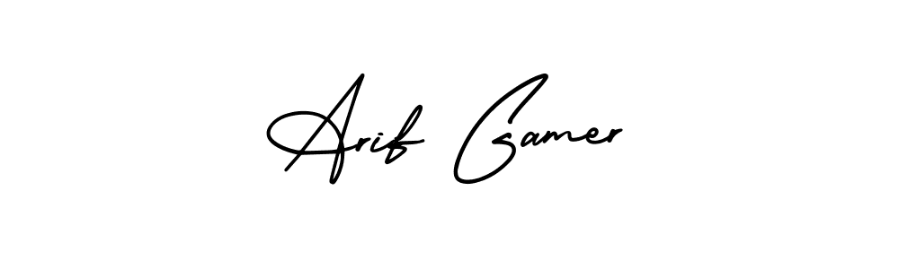 How to Draw Arif Gamer signature style? AmerikaSignatureDemo-Regular is a latest design signature styles for name Arif Gamer. Arif Gamer signature style 3 images and pictures png