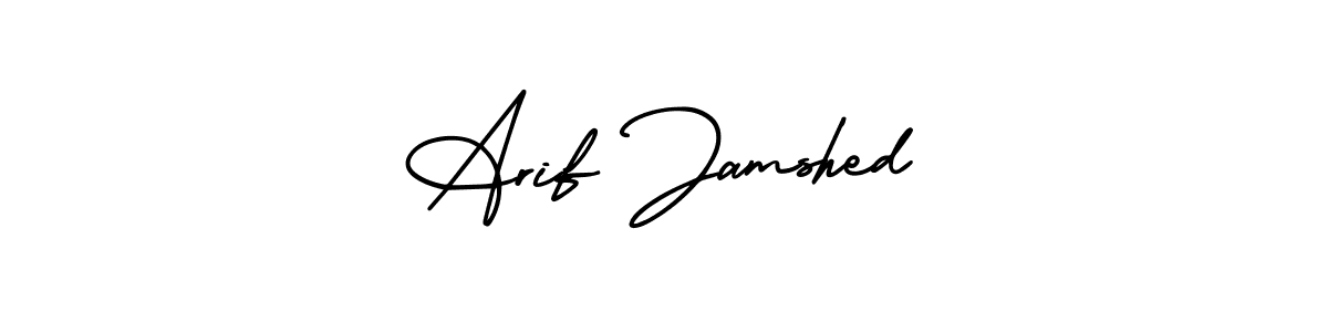 Also You can easily find your signature by using the search form. We will create Arif Jamshed name handwritten signature images for you free of cost using AmerikaSignatureDemo-Regular sign style. Arif Jamshed signature style 3 images and pictures png
