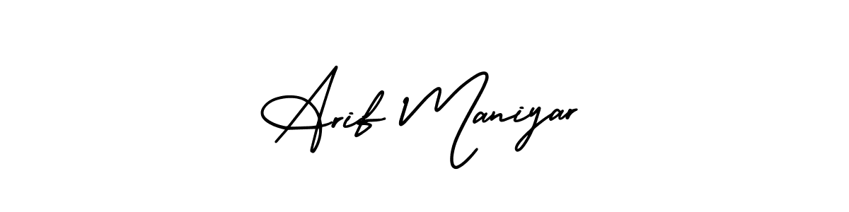 Check out images of Autograph of Arif Maniyar name. Actor Arif Maniyar Signature Style. AmerikaSignatureDemo-Regular is a professional sign style online. Arif Maniyar signature style 3 images and pictures png