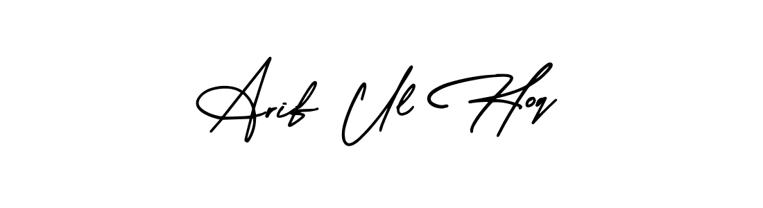 Use a signature maker to create a handwritten signature online. With this signature software, you can design (AmerikaSignatureDemo-Regular) your own signature for name Arif Ul Hoq. Arif Ul Hoq signature style 3 images and pictures png