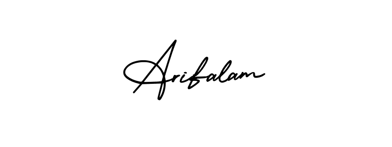 Make a short Arifalam signature style. Manage your documents anywhere anytime using AmerikaSignatureDemo-Regular. Create and add eSignatures, submit forms, share and send files easily. Arifalam signature style 3 images and pictures png