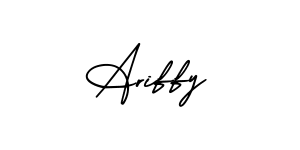 Make a beautiful signature design for name Ariffy. Use this online signature maker to create a handwritten signature for free. Ariffy signature style 3 images and pictures png