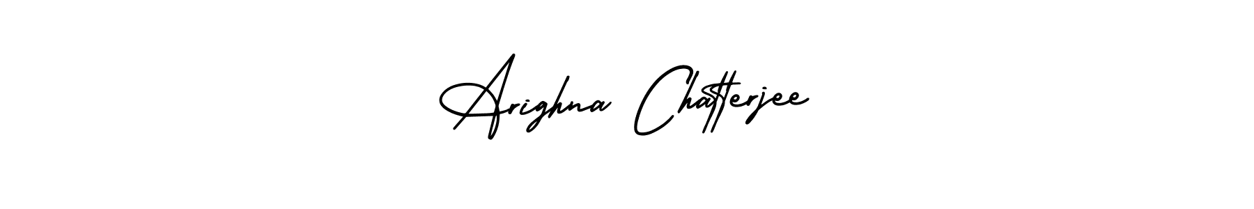 Use a signature maker to create a handwritten signature online. With this signature software, you can design (AmerikaSignatureDemo-Regular) your own signature for name Arighna Chatterjee. Arighna Chatterjee signature style 3 images and pictures png