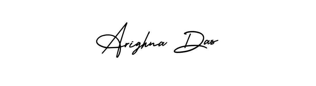 Make a beautiful signature design for name Arighna Das. With this signature (AmerikaSignatureDemo-Regular) style, you can create a handwritten signature for free. Arighna Das signature style 3 images and pictures png