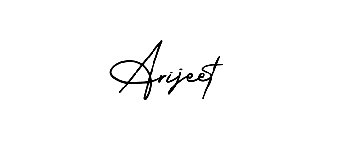 This is the best signature style for the Arijeet name. Also you like these signature font (AmerikaSignatureDemo-Regular). Mix name signature. Arijeet signature style 3 images and pictures png