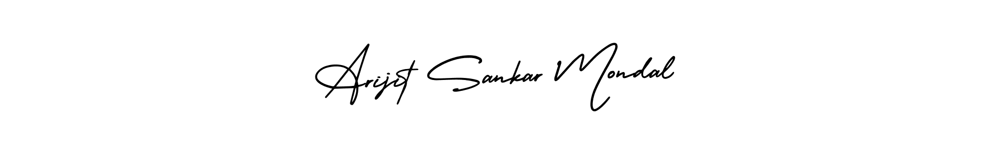 How to make Arijit Sankar Mondal name signature. Use AmerikaSignatureDemo-Regular style for creating short signs online. This is the latest handwritten sign. Arijit Sankar Mondal signature style 3 images and pictures png