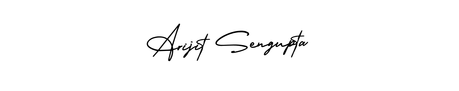 This is the best signature style for the Arijit Sengupta name. Also you like these signature font (AmerikaSignatureDemo-Regular). Mix name signature. Arijit Sengupta signature style 3 images and pictures png