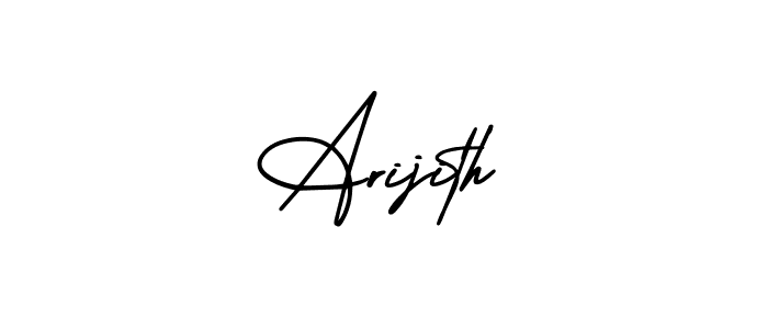 Make a beautiful signature design for name Arijith. Use this online signature maker to create a handwritten signature for free. Arijith signature style 3 images and pictures png