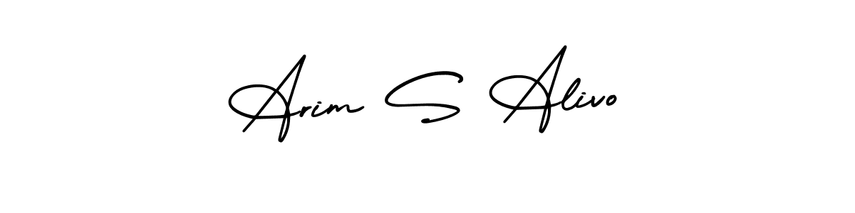 Create a beautiful signature design for name Arim S Alivo. With this signature (AmerikaSignatureDemo-Regular) fonts, you can make a handwritten signature for free. Arim S Alivo signature style 3 images and pictures png
