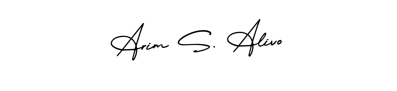 How to Draw Arim S. Alivo signature style? AmerikaSignatureDemo-Regular is a latest design signature styles for name Arim S. Alivo. Arim S. Alivo signature style 3 images and pictures png