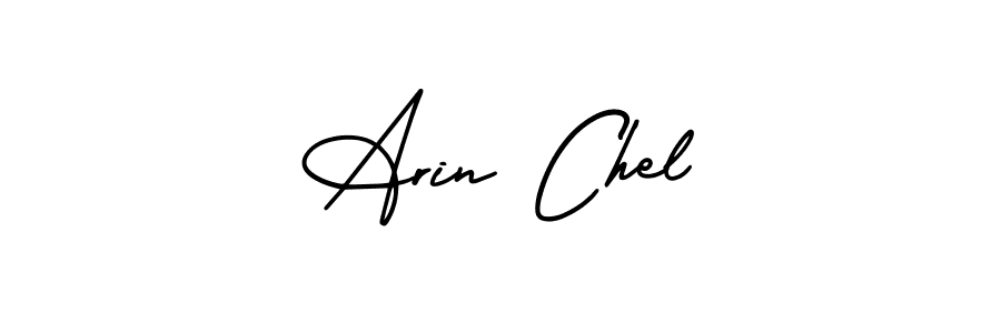 Make a beautiful signature design for name Arin Chel. With this signature (AmerikaSignatureDemo-Regular) style, you can create a handwritten signature for free. Arin Chel signature style 3 images and pictures png
