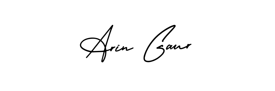 Check out images of Autograph of Arin Gaur name. Actor Arin Gaur Signature Style. AmerikaSignatureDemo-Regular is a professional sign style online. Arin Gaur signature style 3 images and pictures png
