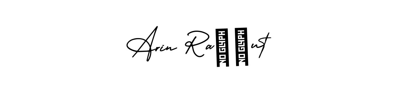 Here are the top 10 professional signature styles for the name Arin Raʝ℘ut. These are the best autograph styles you can use for your name. Arin Raʝ℘ut signature style 3 images and pictures png
