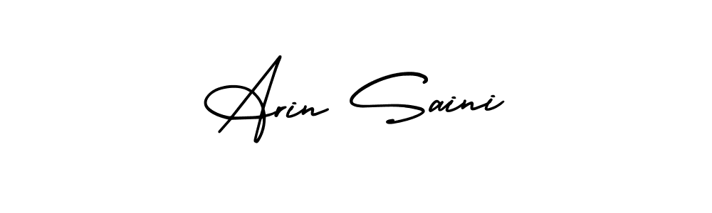 Create a beautiful signature design for name Arin Saini. With this signature (AmerikaSignatureDemo-Regular) fonts, you can make a handwritten signature for free. Arin Saini signature style 3 images and pictures png