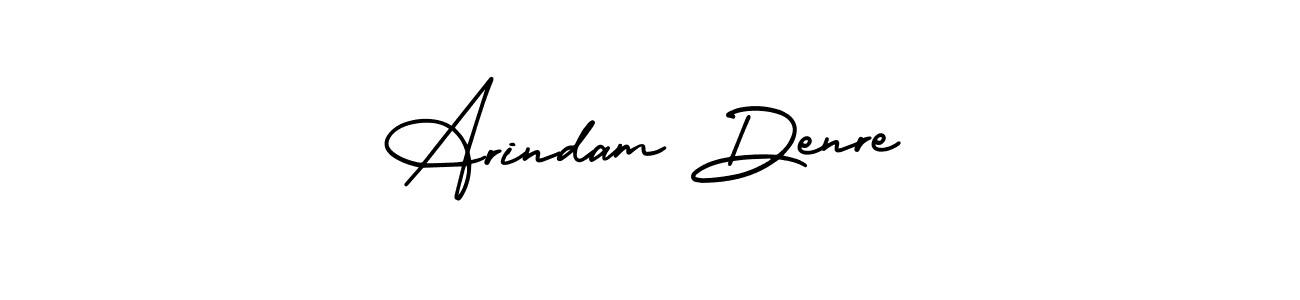 Create a beautiful signature design for name Arindam Denre. With this signature (AmerikaSignatureDemo-Regular) fonts, you can make a handwritten signature for free. Arindam Denre signature style 3 images and pictures png