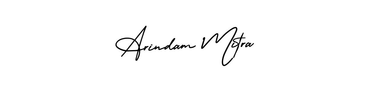 The best way (AmerikaSignatureDemo-Regular) to make a short signature is to pick only two or three words in your name. The name Arindam Mitra include a total of six letters. For converting this name. Arindam Mitra signature style 3 images and pictures png