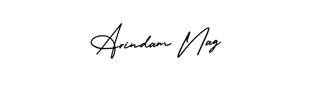 The best way (AmerikaSignatureDemo-Regular) to make a short signature is to pick only two or three words in your name. The name Arindam Nag include a total of six letters. For converting this name. Arindam Nag signature style 3 images and pictures png