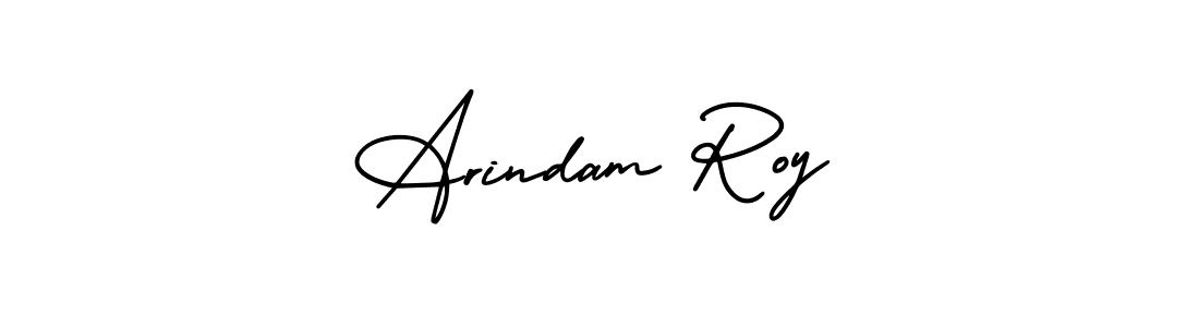 The best way (AmerikaSignatureDemo-Regular) to make a short signature is to pick only two or three words in your name. The name Arindam Roy include a total of six letters. For converting this name. Arindam Roy signature style 3 images and pictures png