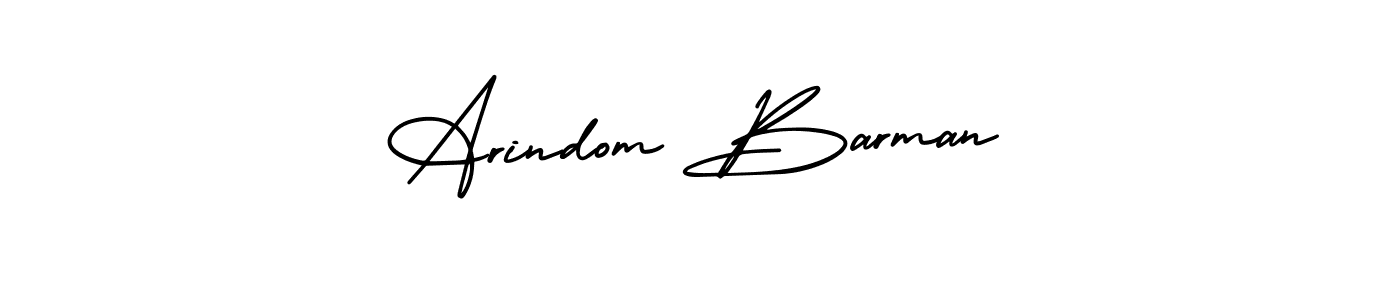 How to make Arindom Barman name signature. Use AmerikaSignatureDemo-Regular style for creating short signs online. This is the latest handwritten sign. Arindom Barman signature style 3 images and pictures png