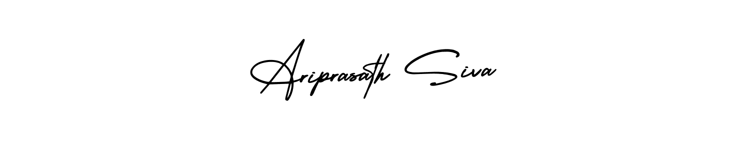 Make a short Ariprasath Siva signature style. Manage your documents anywhere anytime using AmerikaSignatureDemo-Regular. Create and add eSignatures, submit forms, share and send files easily. Ariprasath Siva signature style 3 images and pictures png
