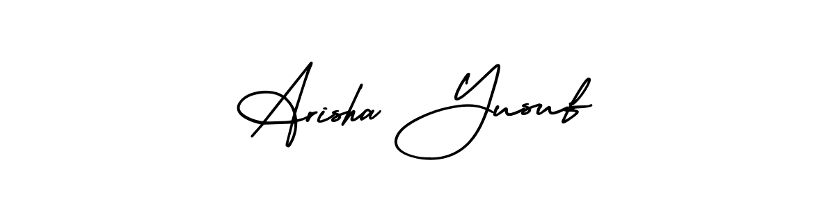 Best and Professional Signature Style for Arisha Yusuf. AmerikaSignatureDemo-Regular Best Signature Style Collection. Arisha Yusuf signature style 3 images and pictures png