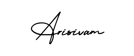 Personalize your online presence with Arisivam signature rendered in elegant AmerikaSignatureDemo-Regular font. Great for website footers and blogs. Arisivam signature style 3 images and pictures png