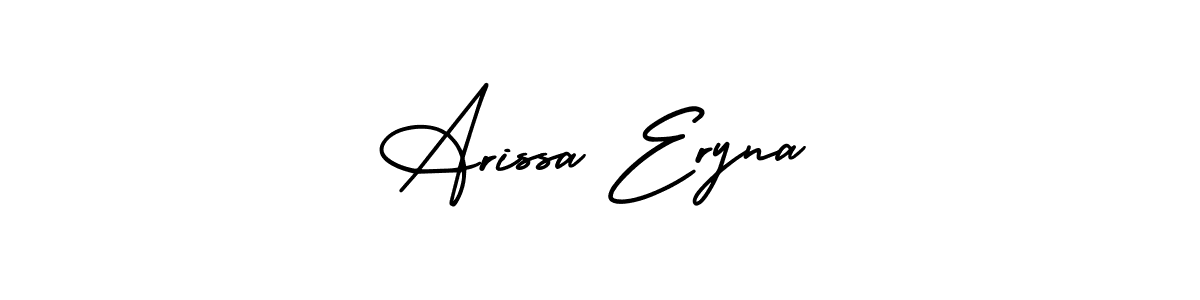 if you are searching for the best signature style for your name Arissa Eryna. so please give up your signature search. here we have designed multiple signature styles  using AmerikaSignatureDemo-Regular. Arissa Eryna signature style 3 images and pictures png