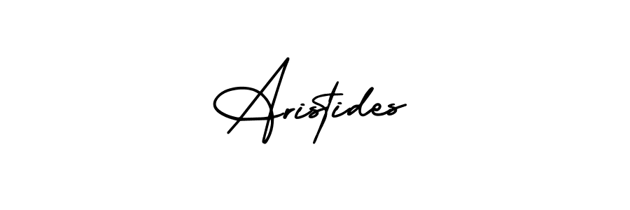 It looks lik you need a new signature style for name Aristides. Design unique handwritten (AmerikaSignatureDemo-Regular) signature with our free signature maker in just a few clicks. Aristides signature style 3 images and pictures png