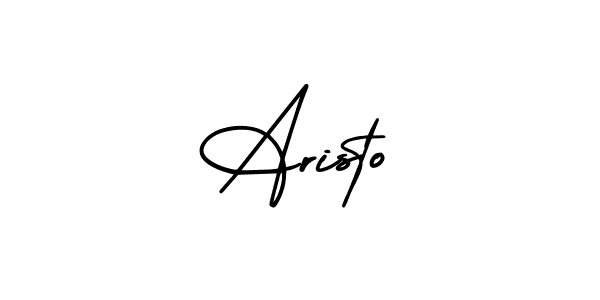 How to Draw Aristo signature style? AmerikaSignatureDemo-Regular is a latest design signature styles for name Aristo. Aristo signature style 3 images and pictures png