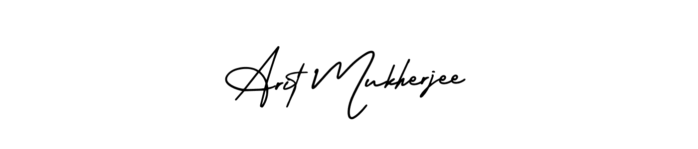 How to Draw Arit Mukherjee signature style? AmerikaSignatureDemo-Regular is a latest design signature styles for name Arit Mukherjee. Arit Mukherjee signature style 3 images and pictures png