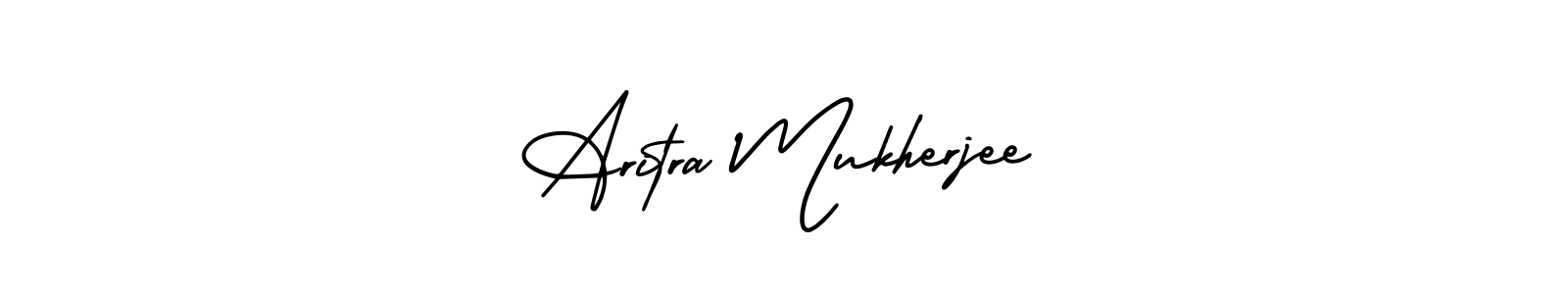 Aritra Mukherjee stylish signature style. Best Handwritten Sign (AmerikaSignatureDemo-Regular) for my name. Handwritten Signature Collection Ideas for my name Aritra Mukherjee. Aritra Mukherjee signature style 3 images and pictures png