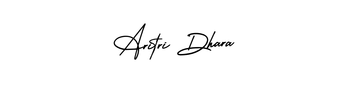 How to make Aritri Dhara name signature. Use AmerikaSignatureDemo-Regular style for creating short signs online. This is the latest handwritten sign. Aritri Dhara signature style 3 images and pictures png