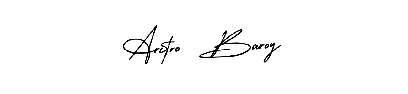 Also we have Aritro  Baroy name is the best signature style. Create professional handwritten signature collection using AmerikaSignatureDemo-Regular autograph style. Aritro  Baroy signature style 3 images and pictures png