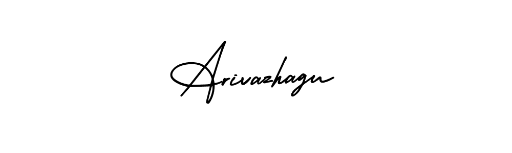 Create a beautiful signature design for name Arivazhagu. With this signature (AmerikaSignatureDemo-Regular) fonts, you can make a handwritten signature for free. Arivazhagu signature style 3 images and pictures png