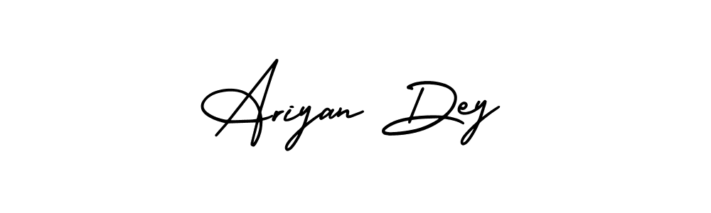 Design your own signature with our free online signature maker. With this signature software, you can create a handwritten (AmerikaSignatureDemo-Regular) signature for name Ariyan Dey. Ariyan Dey signature style 3 images and pictures png