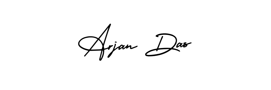 How to make Arjan Das name signature. Use AmerikaSignatureDemo-Regular style for creating short signs online. This is the latest handwritten sign. Arjan Das signature style 3 images and pictures png